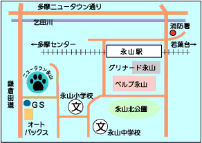 ASAニュータウン永山MAP