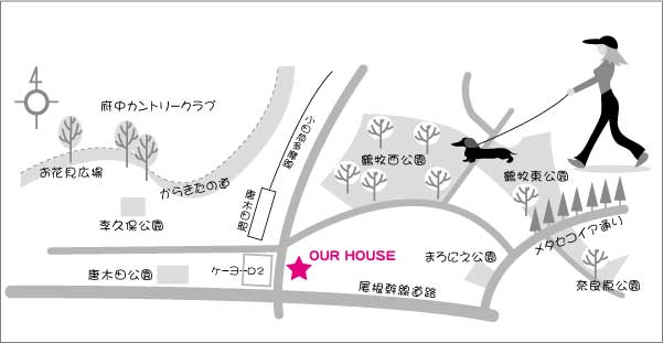 『OUR HOUSE』MAP